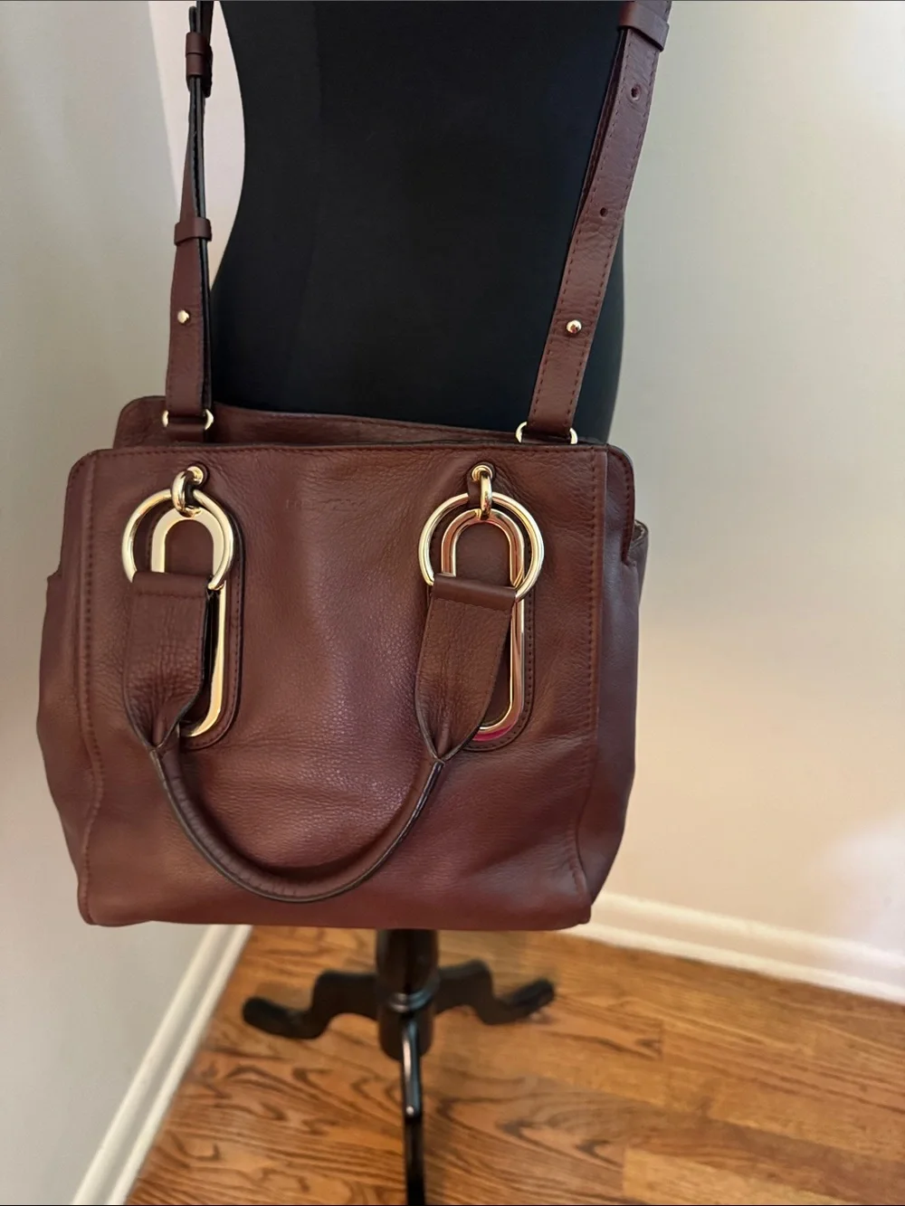 See by Chloé | Burgundy Paige Medium Purse Leather removable Crossbody strap